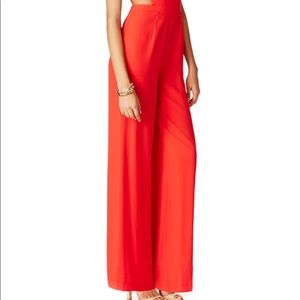 BCBGMaxAzria Red Charlize Jumpsuit